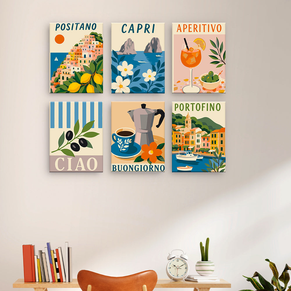 Italian Coast Travel Posters
