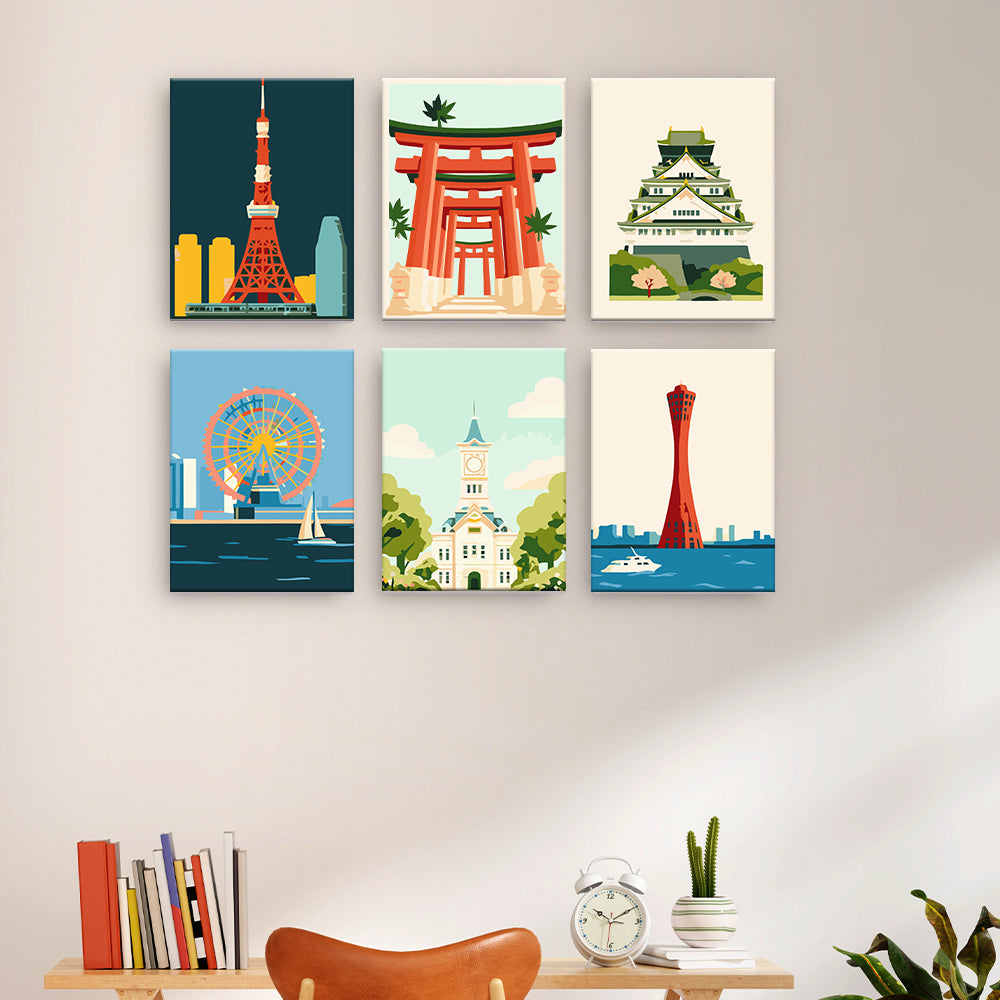 Japanese Landmark Posters