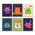 Cute Halloween Monsters