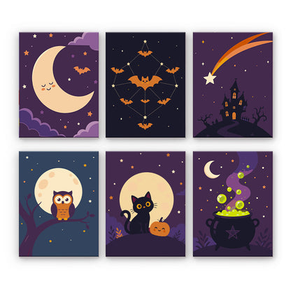 Moonlit Halloween Art