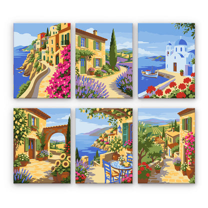 Mediterranean Village Scenes