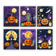 Moonlit Halloween Landscapes