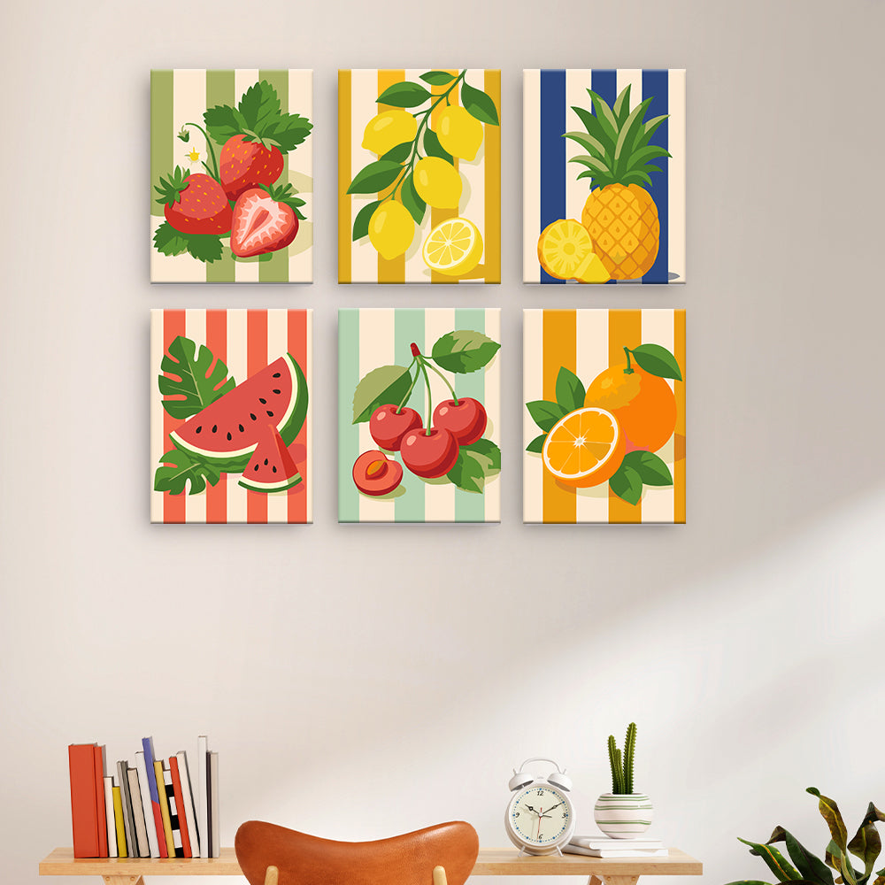 Striped Summer Fruits